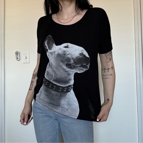 The KOOPLES Dog T-shirt Noir Small - Picture 3 of 5